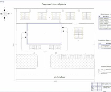 Чертеж Проектирование моторного участка на АРП