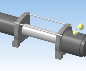 3D модель Лебедка T-Max 9500
