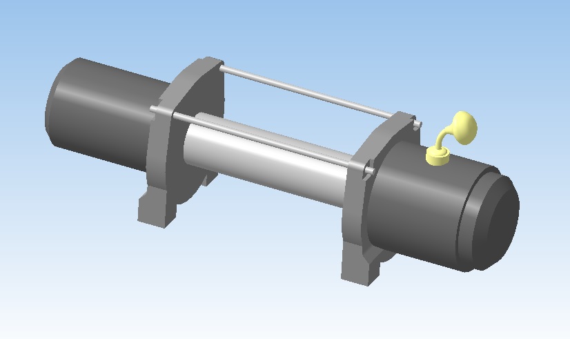 3D модель Лебедка T-Max 9500
