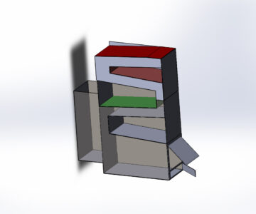 3D модель Печка для бани Z-образным дымоходом