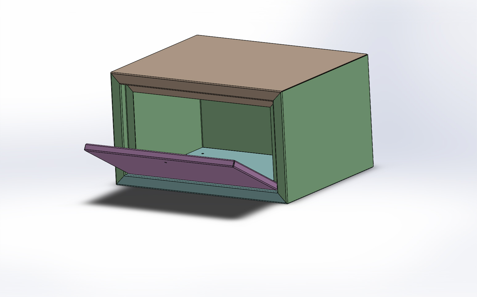 3D модель Ящик инструментальный Газель