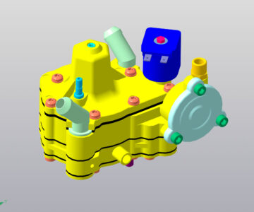 3D модель 3D Сборка Редуктор Tomasetto Alaska АТ09