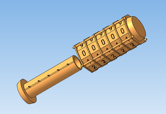 3D модель Криптекс