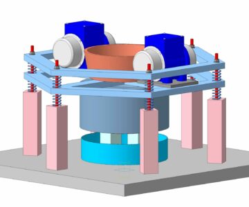3D модель Вибрационная конусная дробилка