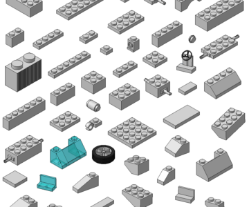 3D модель LEGO Детали