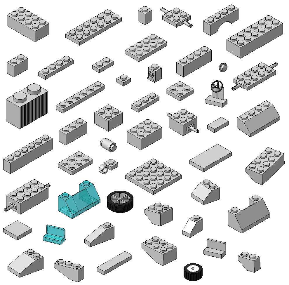 3D модель LEGO Детали