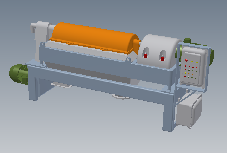 3D модель Декантерная центрифуга ALFA LAVAL LYNX 20