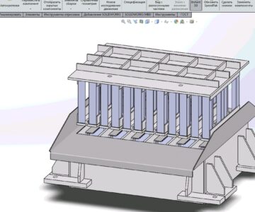 3D модель Пресс-форма для шлакоблока под вибро-пресс