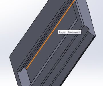 3D модель Ручка врезная