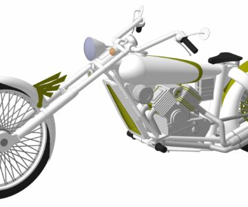 3D модель мотоцикл "Гермес"
