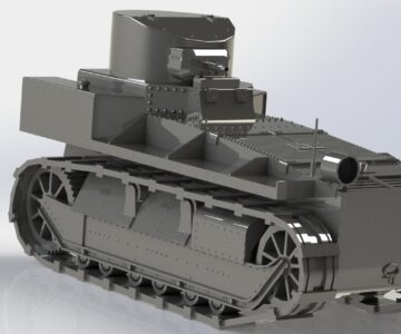 3D модель Танк Т1