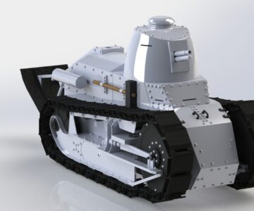 3D модель Renault FT
