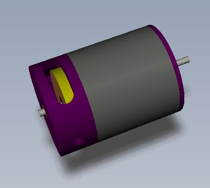 3D модель электромотор