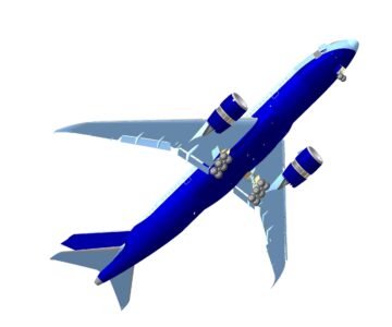 3D модель По мотивам Boeing-787