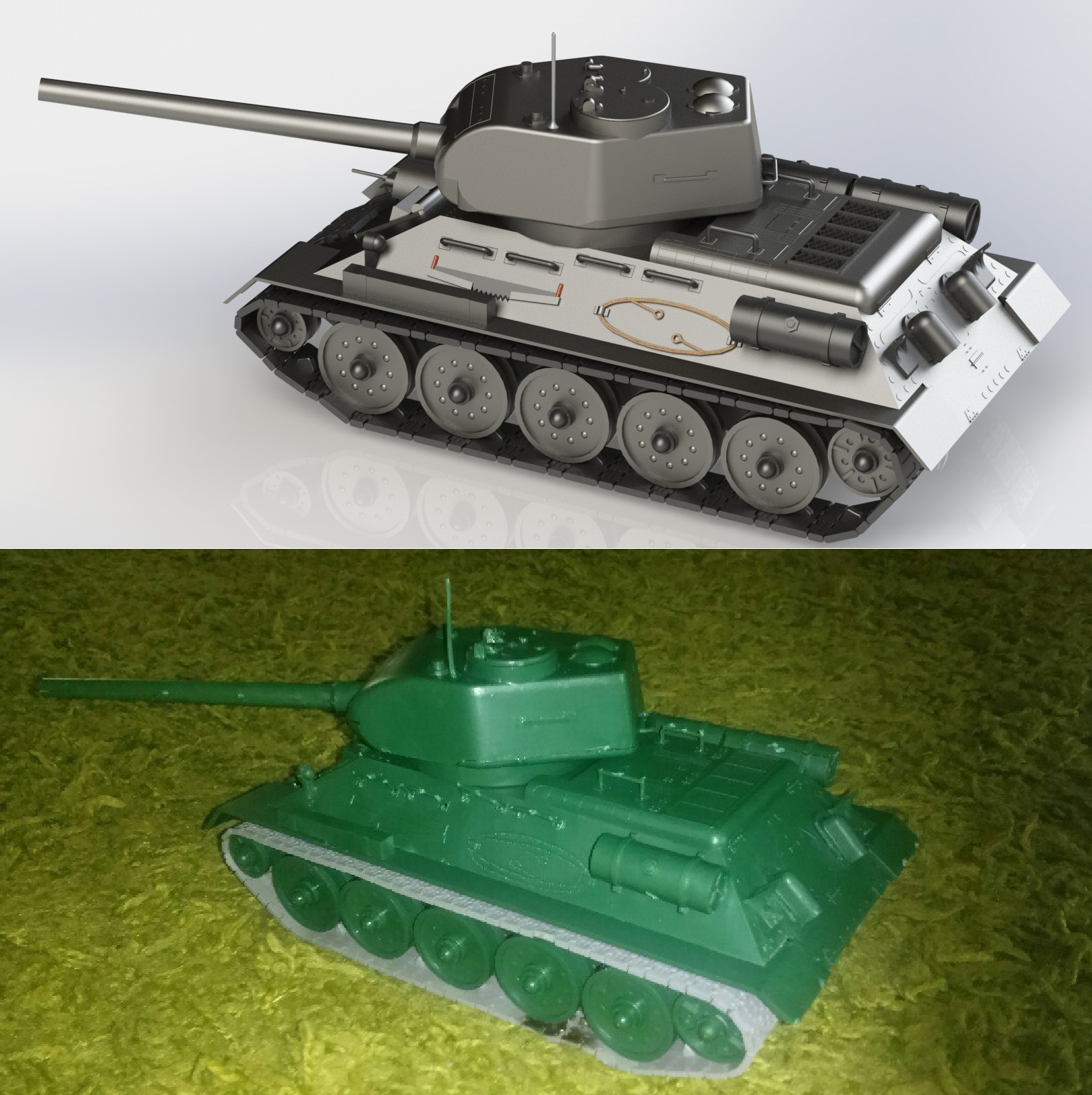 3D модель Танк Т-34