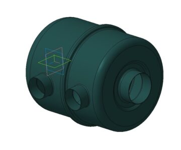 3D модель Корпус фильтра воздушного ГАЗ-3110, 3302 ЗМЗ-406