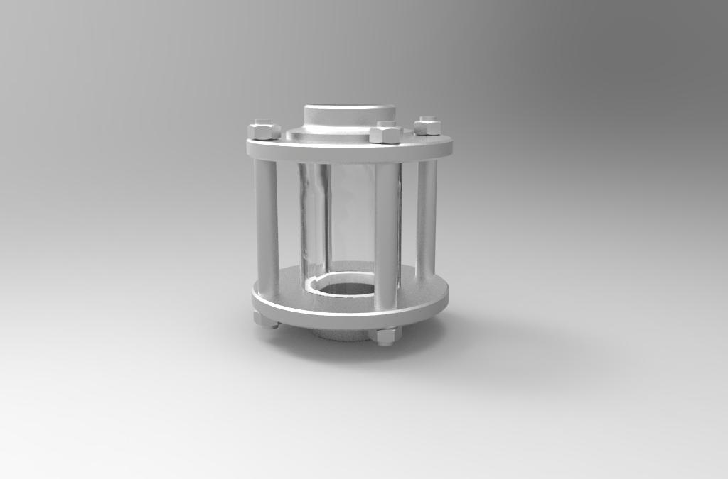 3D модель Смотровое стекло Dn40