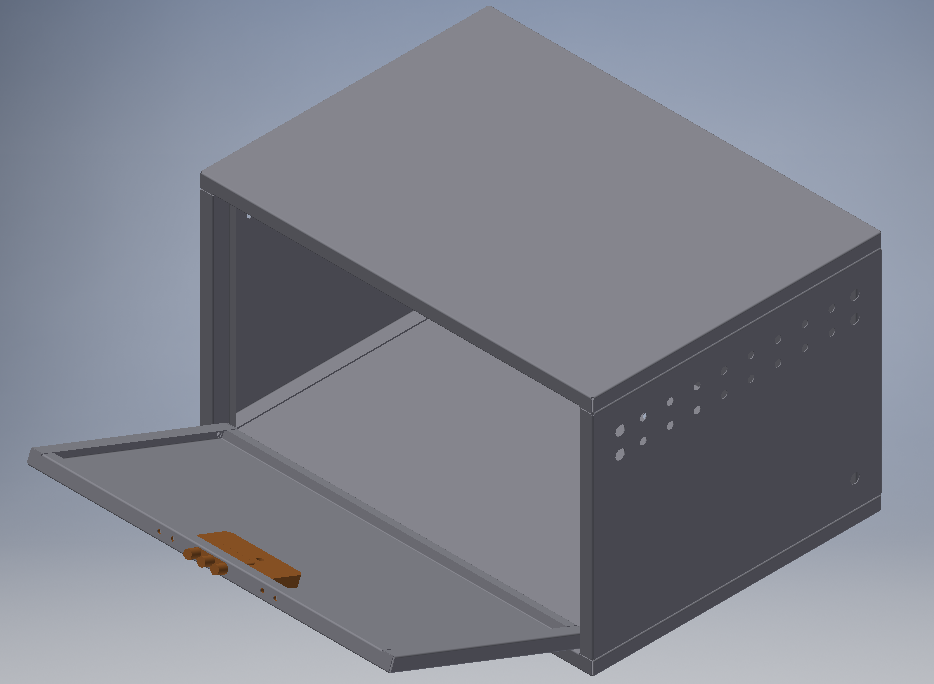 3D модель Металлический ящик