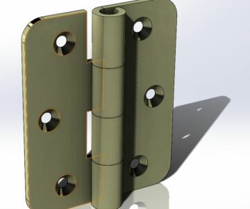3D модель Петля ПН5-60 ГОСТ 5088-2005