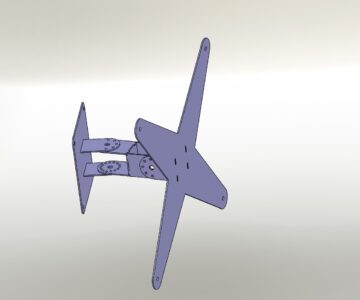 3D модель Кронштейн поворотный для тв