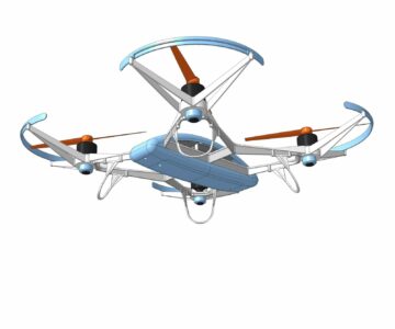 3D модель Корпус квадрокоптера Blade 200QX