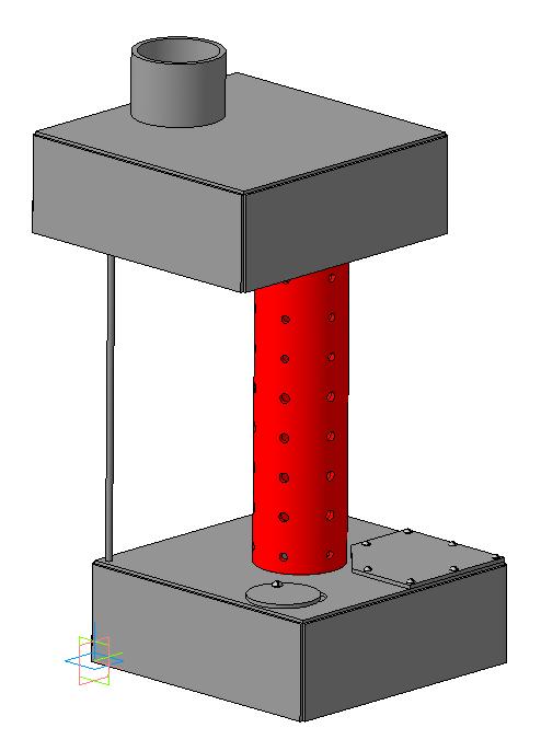 3D модель Печь на отработке для различных помещений