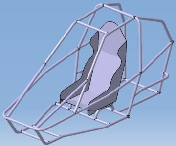 3D модель Каркас багги