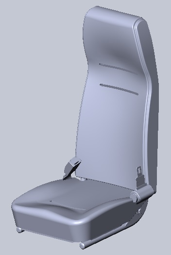 3D модель Сиденье мягкое