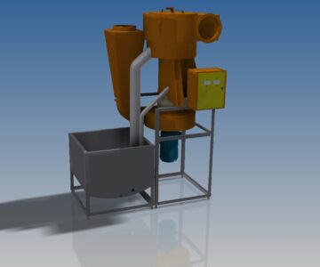 3D модель Вихревой гидрофильтр для очистки воздуха Вортекс-3000