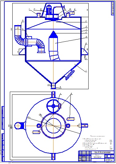 3D модель Бакалаврская работа: Модернизация сушилки СРЦ-8/300-НК в линии производства яичного порошка в ЗАО «Птицефабрика «Пышминская» Тюменского района.