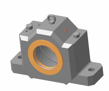 3D модель Опора подшипника SNLN 3034 SKF