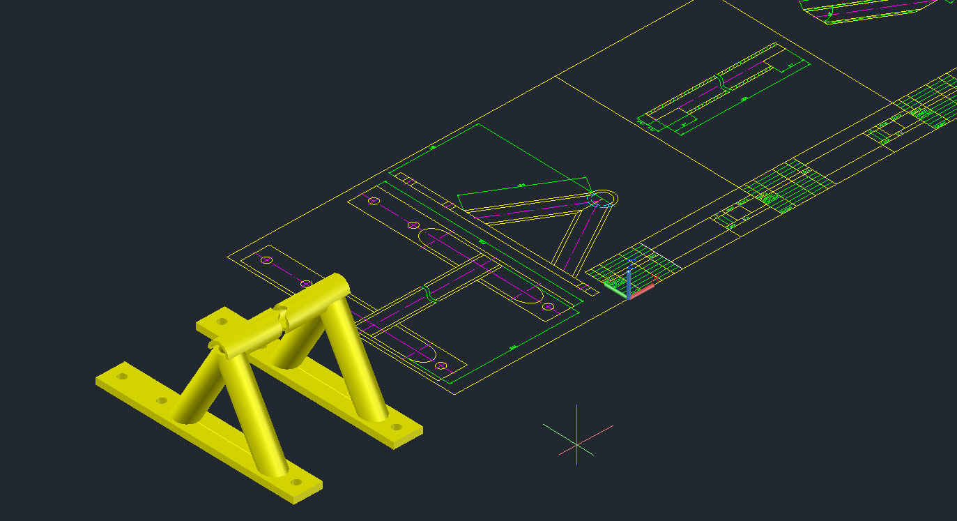 3D модель Турник в квартире