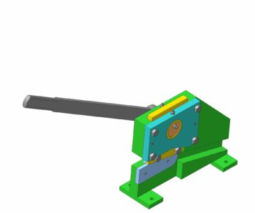 3D модель Ручные гильотинные ножницы