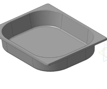 3D модель Гастроемкость 265х325х60