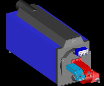 3D модель 3D модель котла RS-D2500