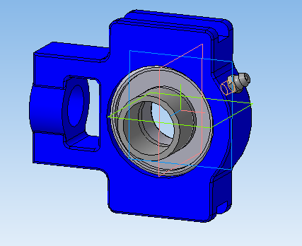 3D модель подшипник LET 205