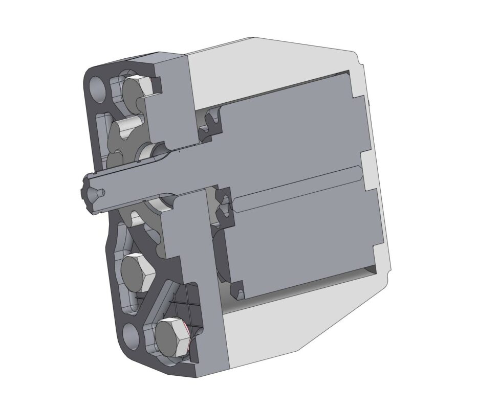 3D модель Насос шестеренный НШ-10Б