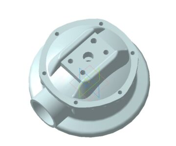 3D модель Корпус редуктора мотоцикла урал