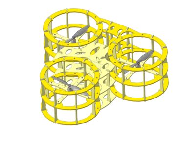 3D модель Вертолет-дрон