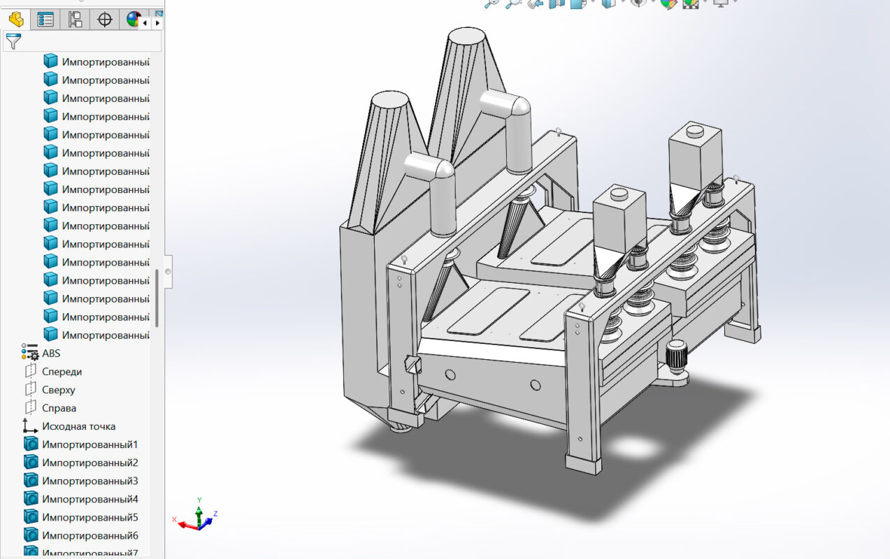 3D модель Сепаратор зерна БИС-100