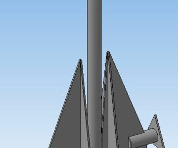3D модель Якорь донный Матросова