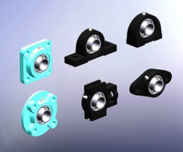 3D модель Подшипники корпусные UCFx, UCPx, UCT