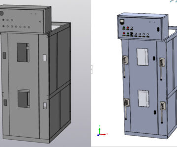 3D модель Металлоконструкция КСО-307