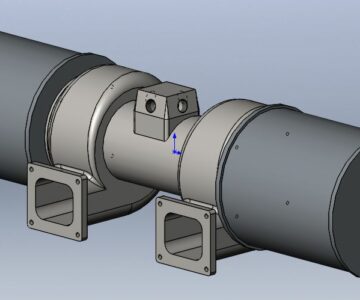 3D модель Воздуходувка Elektror 2D-045