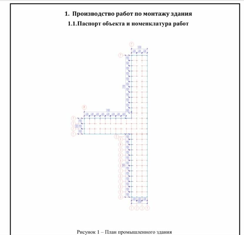 Чертеж Технология производства монтажных работ