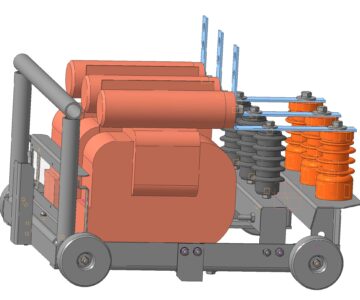 3D модель Тележка с ЗхЗНОЛП