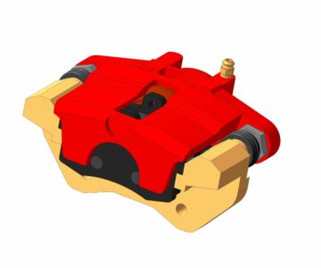 3D модель Тормозной суппорт ВАЗ