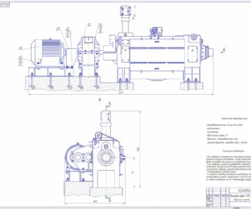 Чертеж Линия производства растительного масла с расчетом фильтр-пресса МП 68