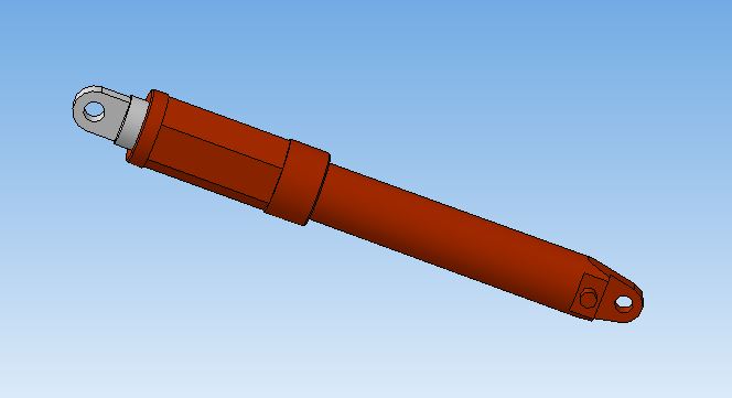 3D модель Гидроцилиндр подъёма жатки 34-9-9 Нива, Енисей