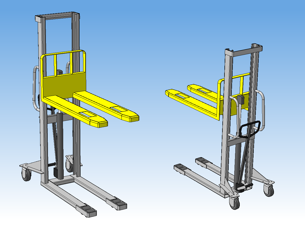 3D модель Штабелер Xilin SDJ 1000